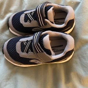 Saucony toddler sneakers.  8.5 extra wide.